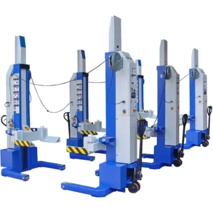 IDEAL MSC-13K-B-678 MOBILE COLUMN LIFT, SIX COLUMN SET, 78,000 LBS.